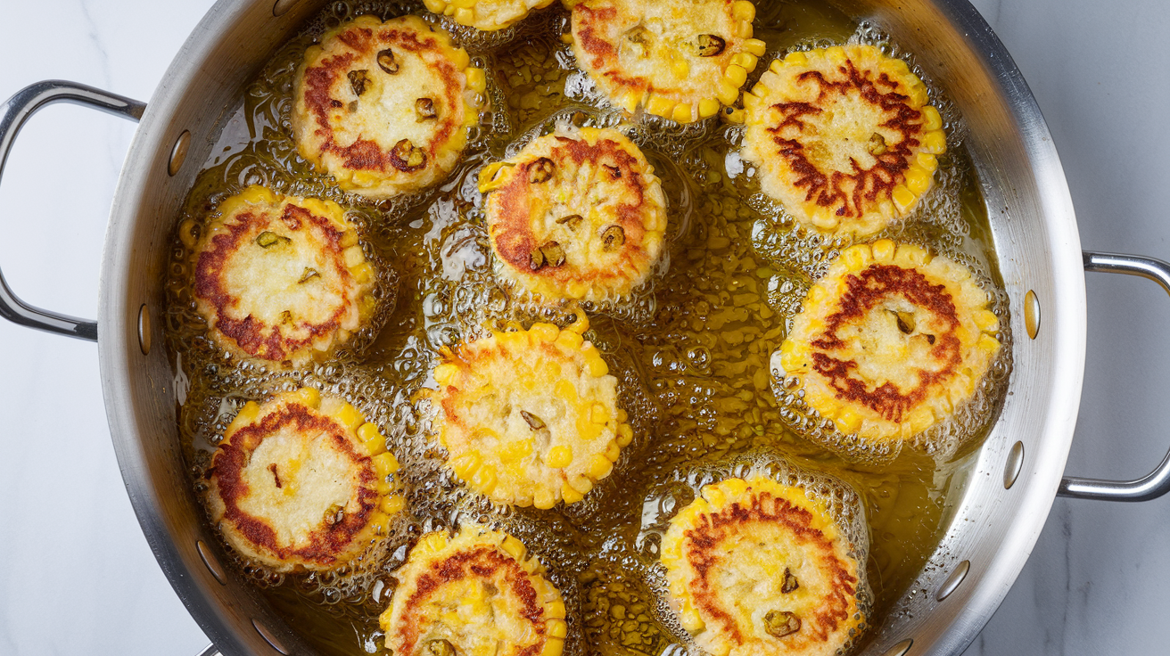 Bacon Jalapeno Corn Fritters - step 4