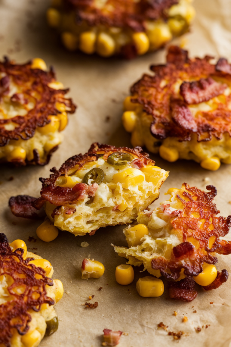 Bacon Jalapeno Corn Fritters