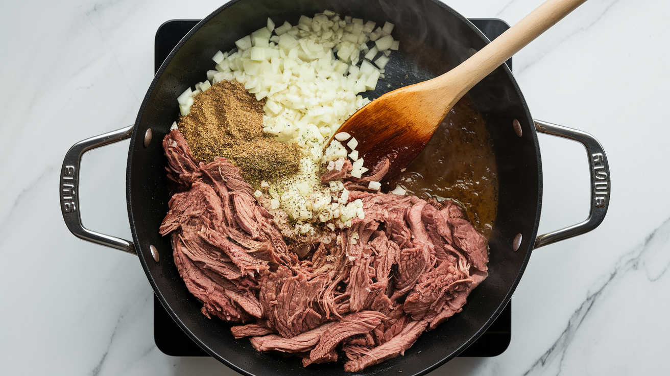 Birria Grilled Cheese - step 1