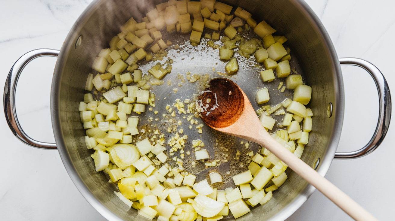 Brown Butter Tomato Basil Soup - step 2