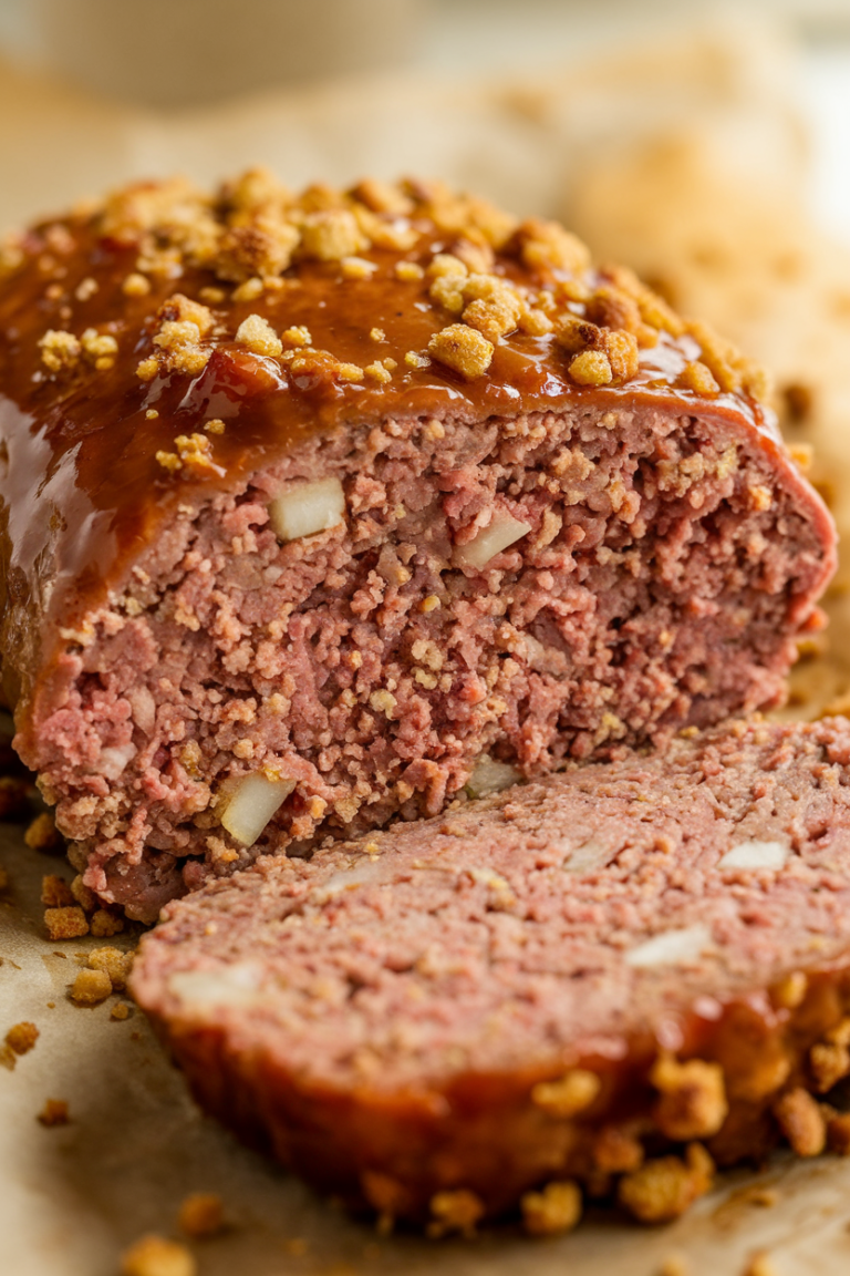 Copycat Cracker Barrel Glazed Meatloaf