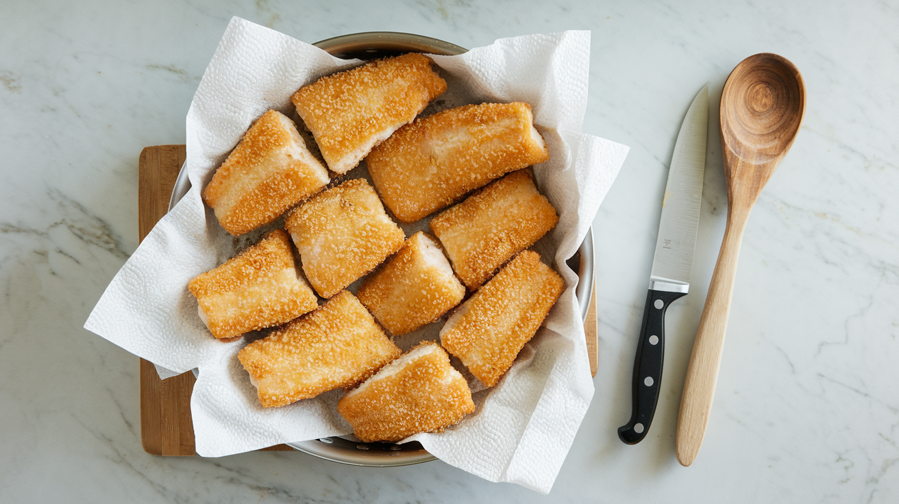 Copycat Del Taco Beer Batter Fish Tacos step 4