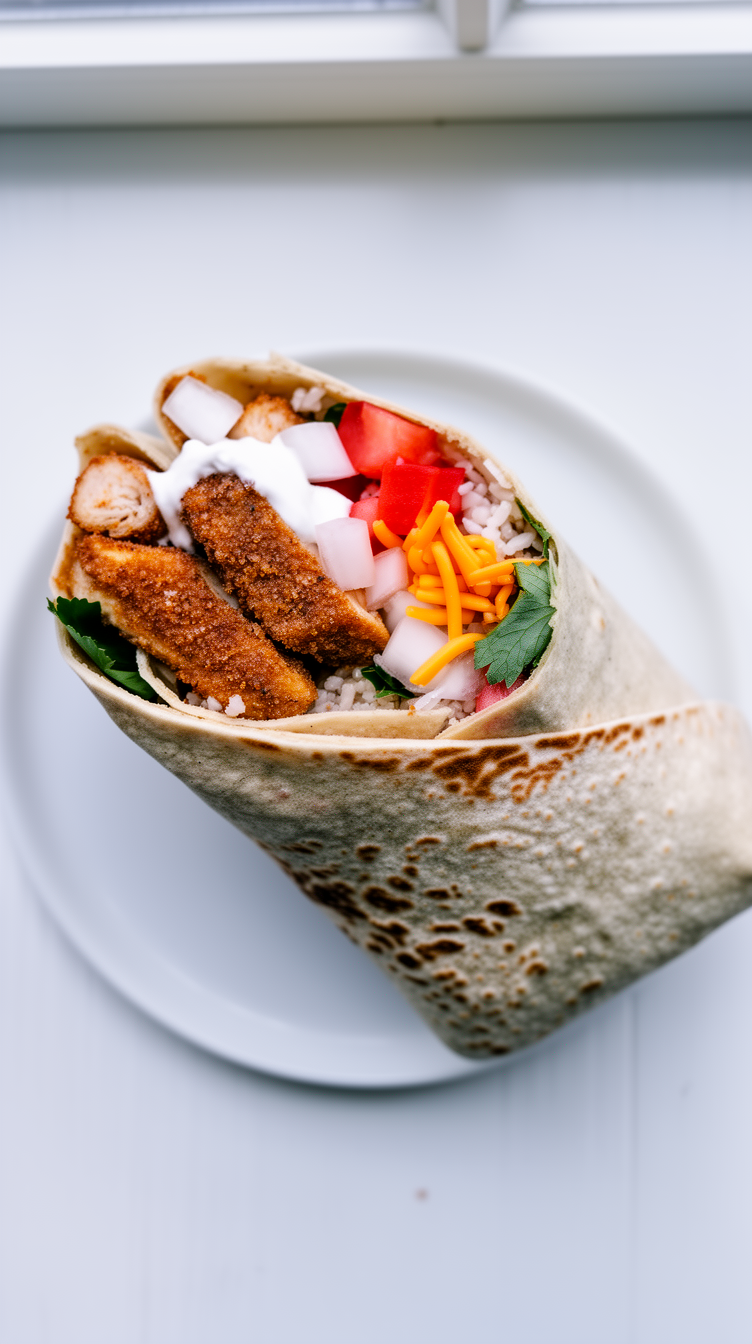 copycat del taco chicken burrito