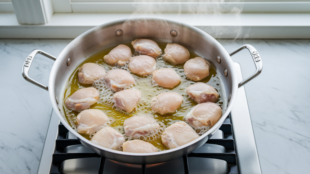 Cottage Cheese Chicken Pasta Spinach - step 1