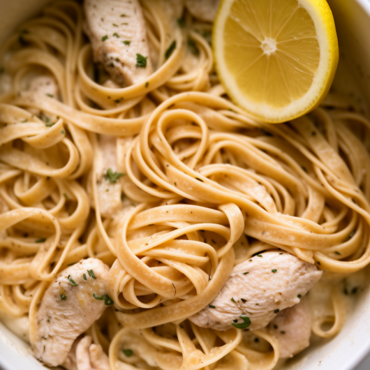 creamy lemon chicken pasta