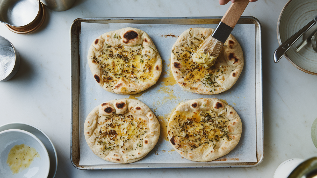 Garlic Butter Chicken Flatbread - step 3