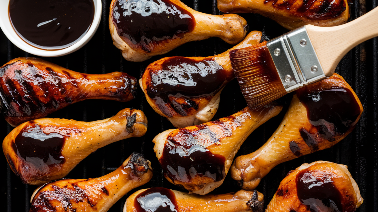 Grilled BBQ Chicken Drumsticks - step 4