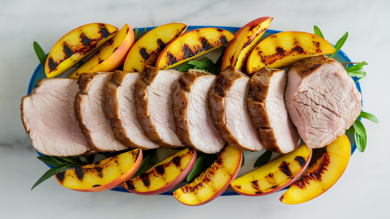 Grilled Peach Pork Tenderloin - step 4