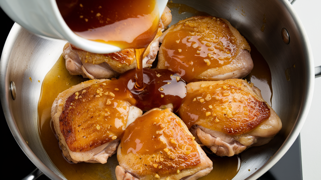Honey Garlic Chicken Thighs - step 3