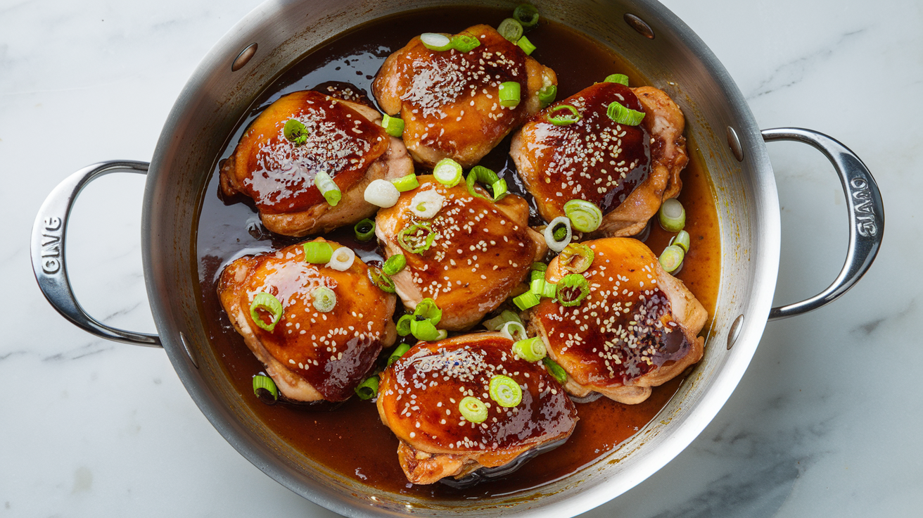 Honey Garlic Chicken Thighs - step 4