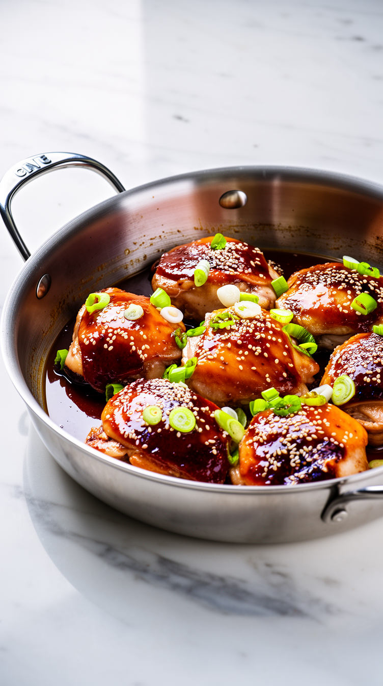 honey garlic chicken thighs