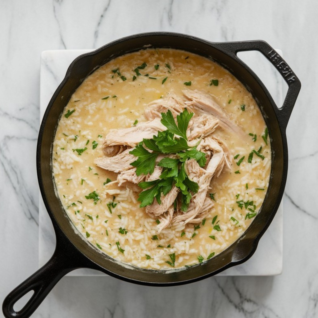 leftover turkey rice soup final