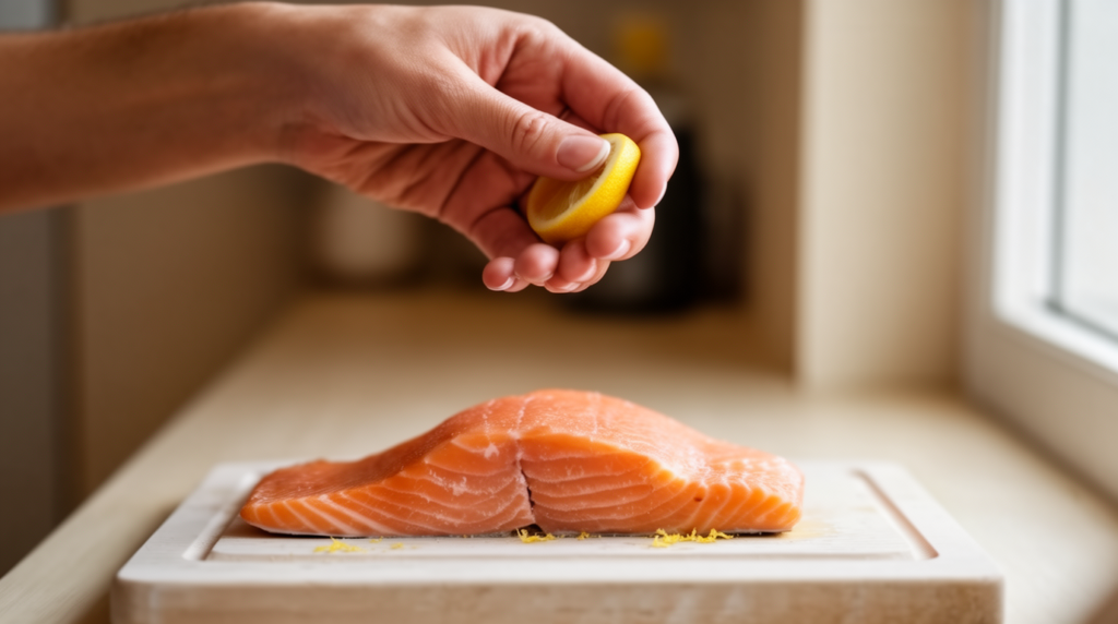 lemon garlic butter salmon with capers