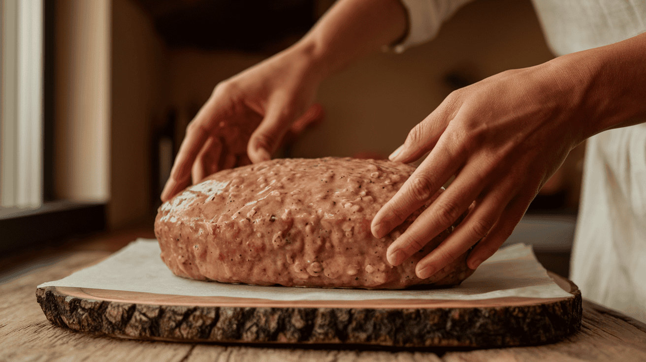 Marry Me Meatloaf with Secret Ingredient Glaze preparation