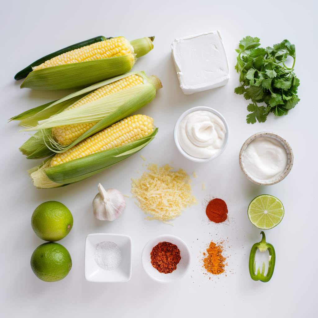 Mexican Street Corn Dip ingredients