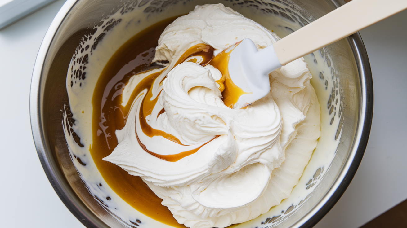 No Churn Strawberry Ice Cream - step 3