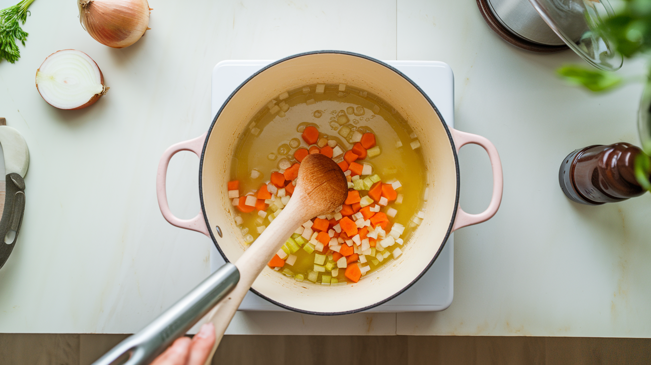 One-Pot Rotisserie Chicken Noodle Soup - step 1