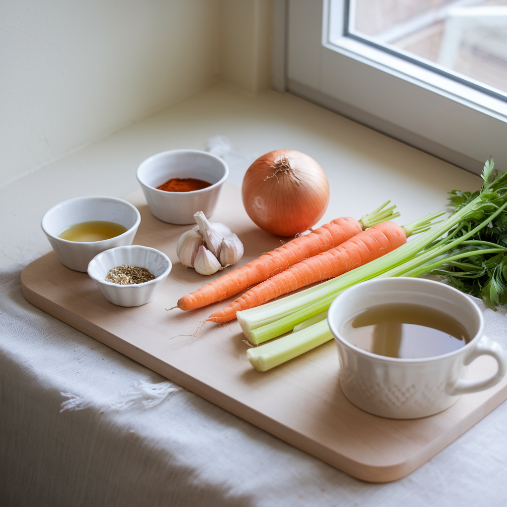 One-Pot Rotisserie Chicken Noodle Soup ingredients