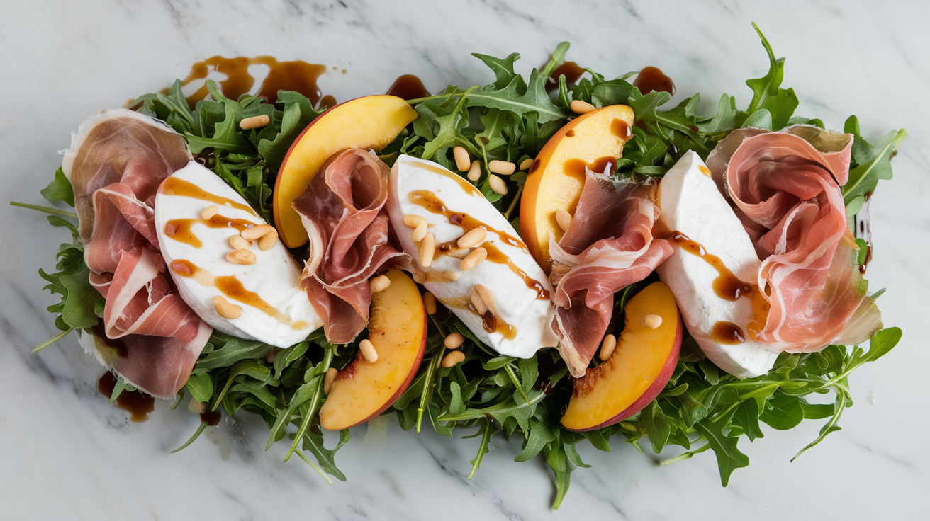 Peach Prosciutto Salad - step 4