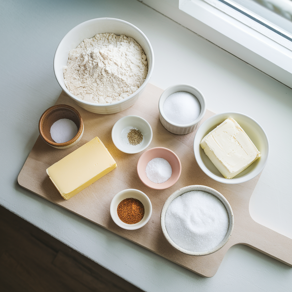 Soft Lemon Sugar Cookies ingredients