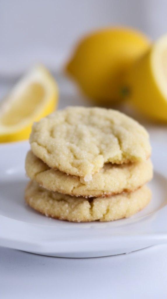 soft lemon sugar cookies 