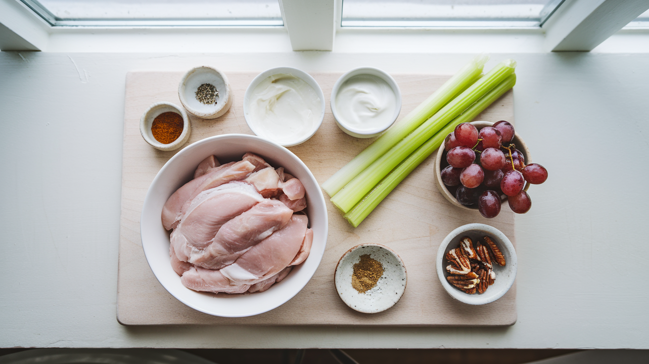 Sunday Afternoon Chicken Salad Croissants ingredients
