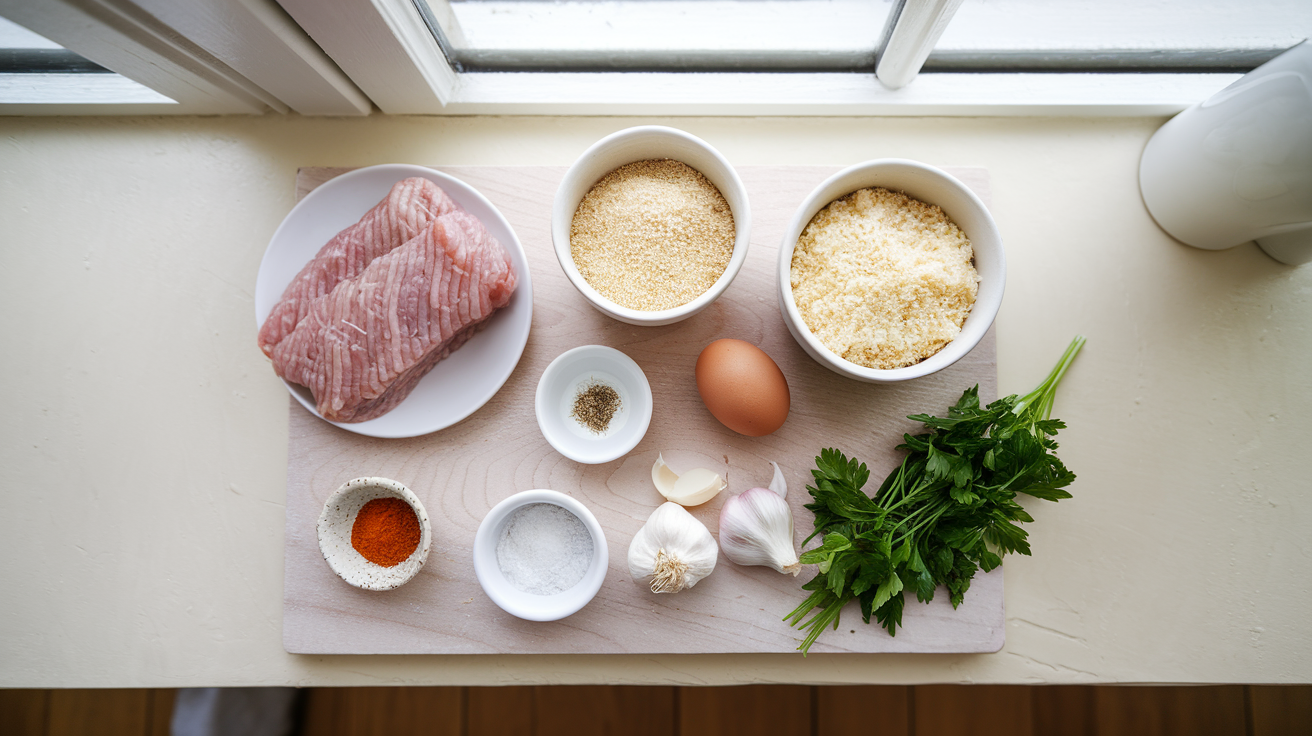 Sunday Night Chicken Meatballs That Taste Like Grandma's Kitchen ingredients
