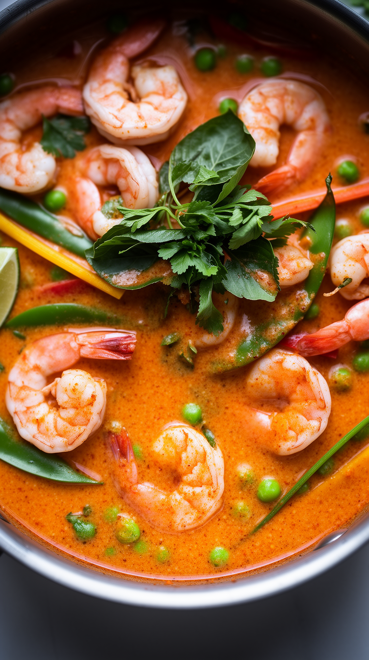 thai coconut shrimp curry