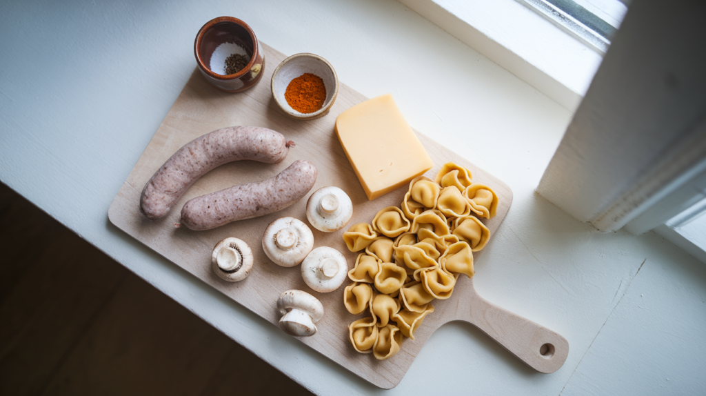 Tuscan Sausage Mushroom Tortellini image