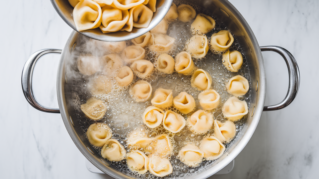 Caprese Tortellini Jar Salad - step 1