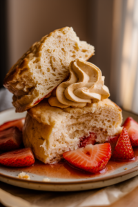 Homemade Strawberry Shortcake with a Brown Butter Twist