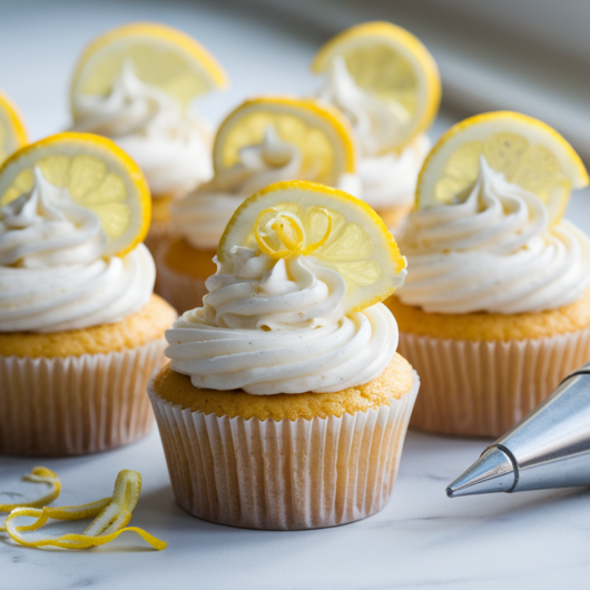 Lemon Custard Cream Cupcakes - step 4