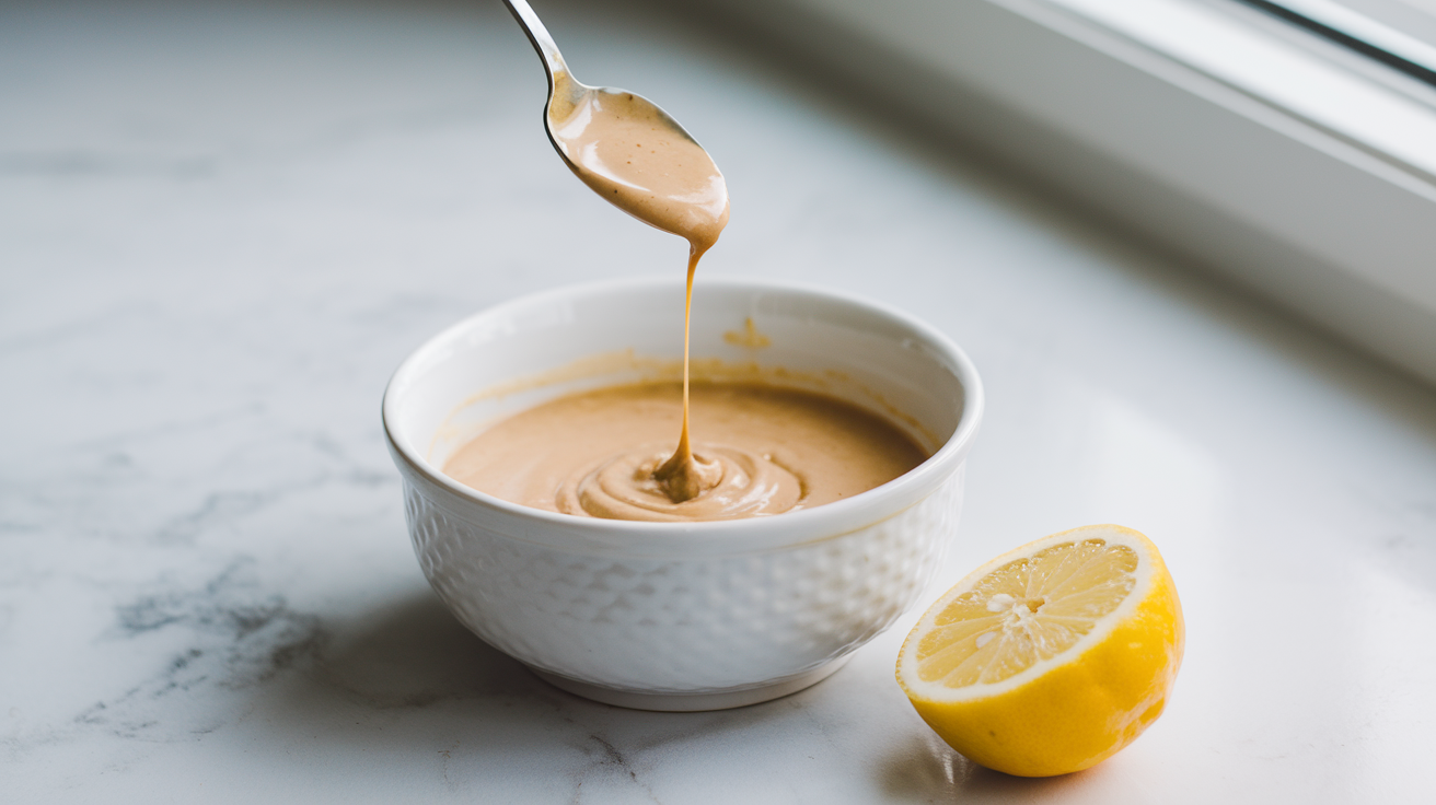 Lemon Tahini Dressing - step 3