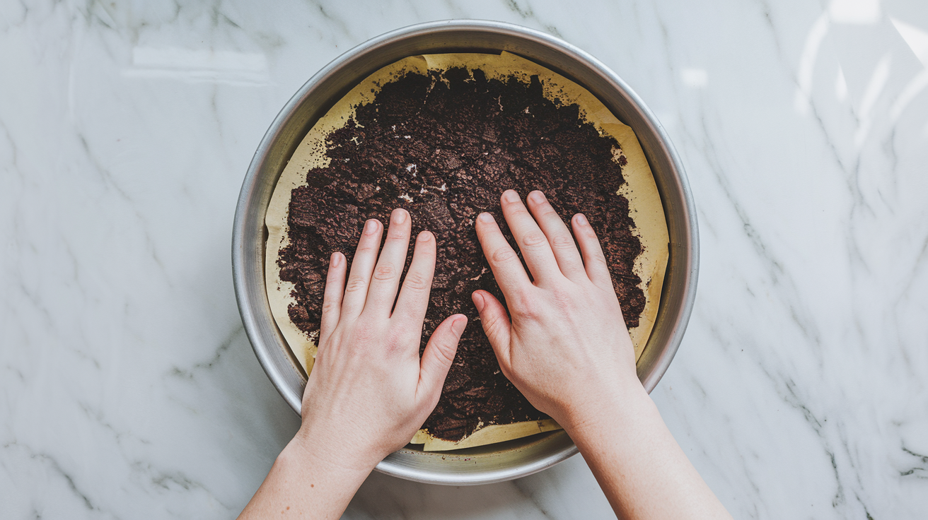 No Bake Oreo Cheesecake - step 1