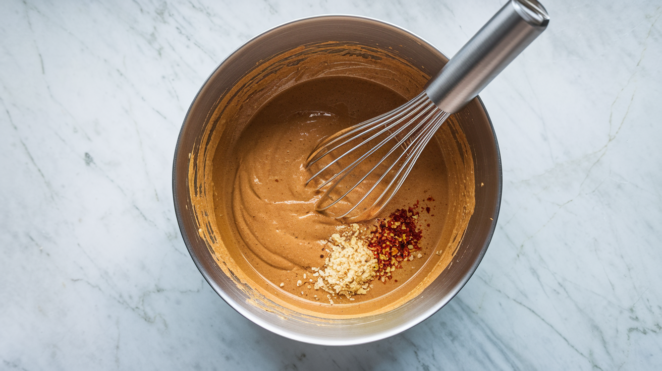 Thai Peanut Rice Noodle Jar - step 1