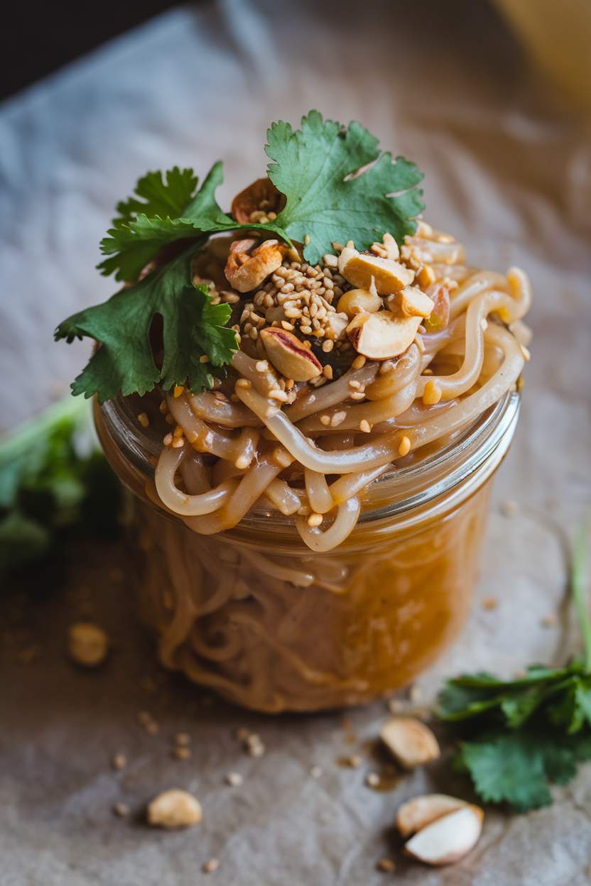 Thai Peanut Rice Noodle Jar hero