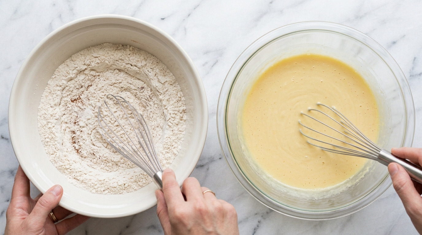 Easy Peach Cake - step 1