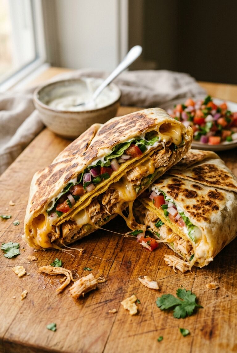Rotisserie Chicken Quesadilla Crunch Wrap image